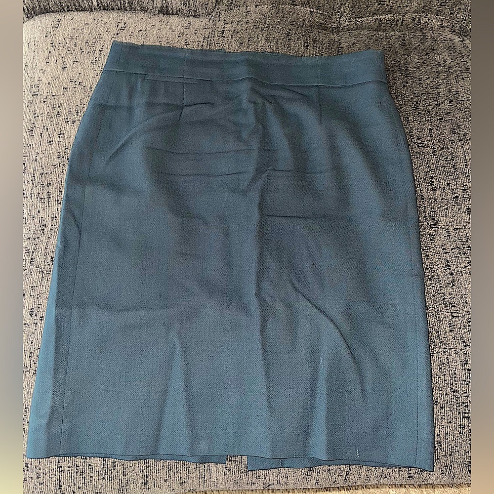 Grey Wool J.Crew Skirt